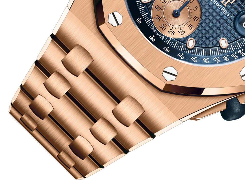 OFFSHORE Pink Gold Blue Dial CHRONOGRAPH 42mm