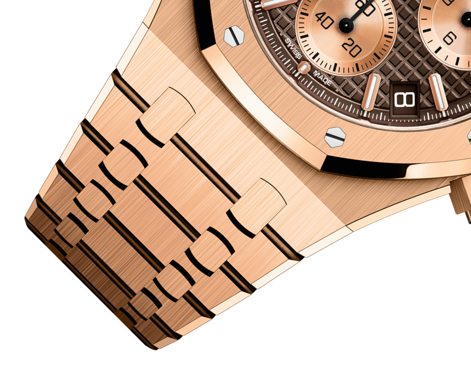 AUDEMARS PIGUET Pink Gold Brown Dial CHRONOGRAPH 41mm