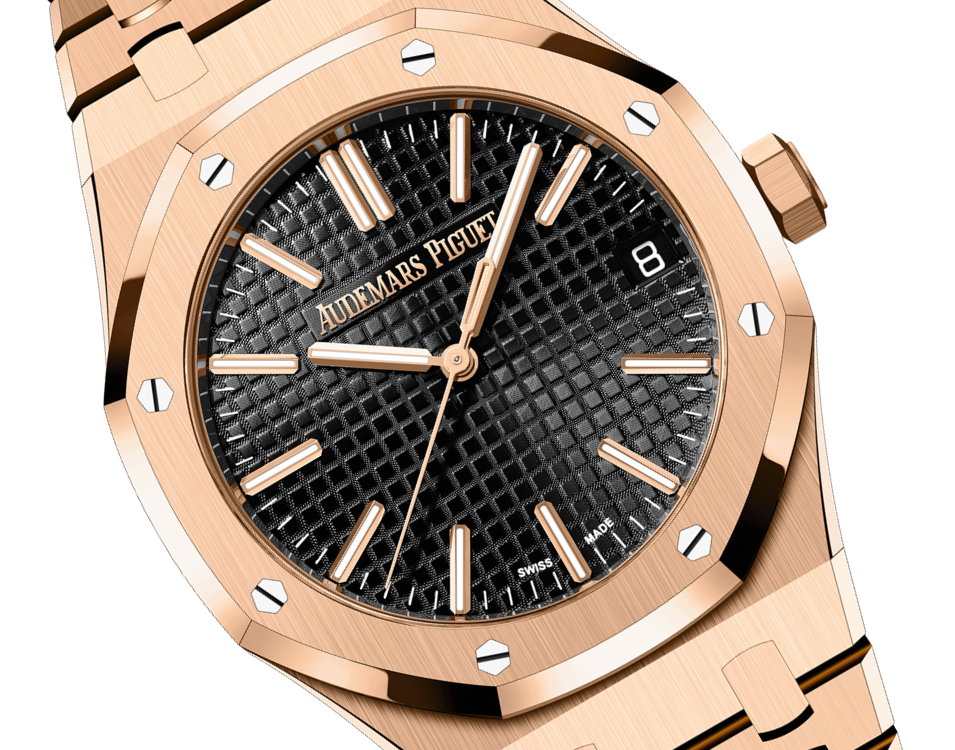 AUDEMARS PIGUET Pink Gold Black Dial 41mm