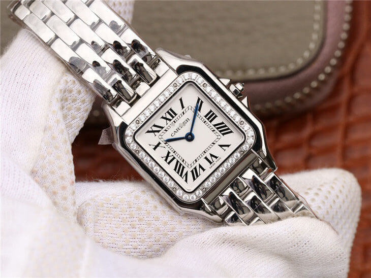 PANTHERE DE  W4PN0008 GF FACTORY DIAMOND-SET BEZEL