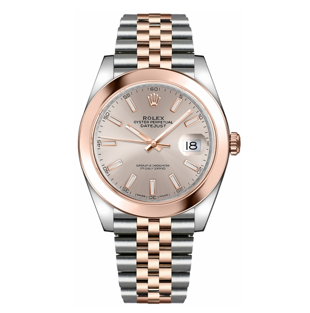 Datejust Rose Gold &amp; Steel Watch 41mm