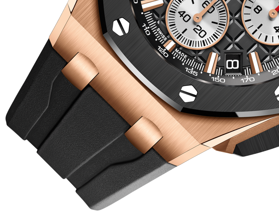 OFFSHORE Pink Gold Black Dial CHRONOGRAPH 43mm