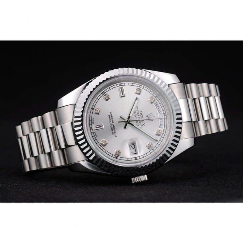 Rolex DayDate Silver Dial 41995 Men 41MM