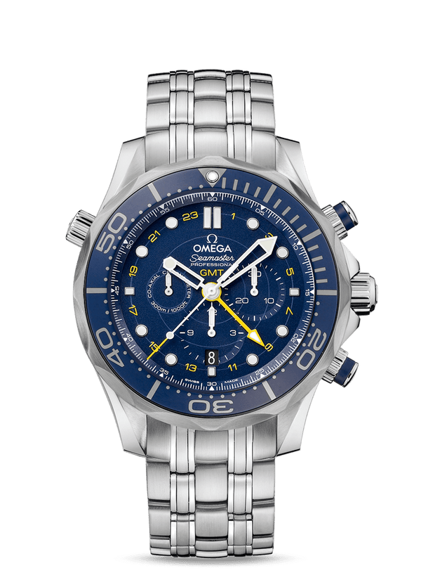 Seamaster Steel Chronograph Watch 212.30.44.52.03.001